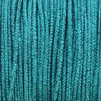 Turquoise Glittercord - Hollow 2 mm