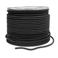 Black - Elastic Cord 2.5 mm (100m Spool)