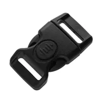 Black Plastic Secure Lock Buckle 15 mm