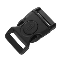 Black Plastic Secure Lock Buckle 25 mm