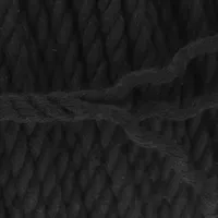 Black 5 mm Macramé Twisted Cotton Rope