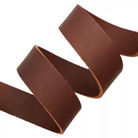 Brown 25 mm Classic Leather Strap - Ca. 120 cm