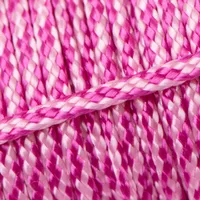 Pink Ribbon PPM Cord - Ø 4mm. (Flat/coreless)