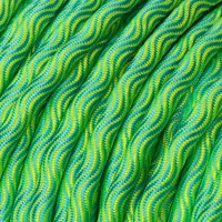 Green & Blue 10 mm Smooth Wave Cord