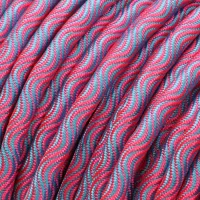 Pink & Blue 10 mm Smooth Wave Cord