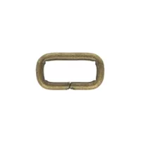 Square Ring 'Antique Brass' 16 x 3 mm