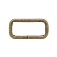 Square Ring 'Antique Brass' 26 x 3 mm