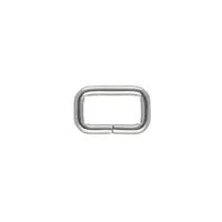 Square Ring 'Nickel Plated' 14 x 3 mm