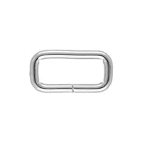 Square Ring 'Nickel Plated' 22 x 3 mm