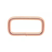Square Ring 'Rose Gold' 26 x 3 mm