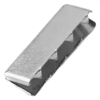 Metal Crimp End Webbing 25 mm - Nickel