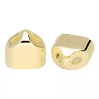20 mm 'Gold' Double end cap for keychain
