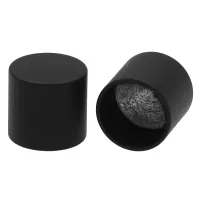 Black 10 mm Premium End caps
