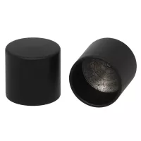Black 6 mm Premium End caps