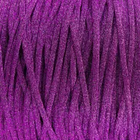 Purple Glittercord - Hollow 4 mm