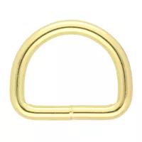 D-ring Gold 30 x 4 mm