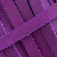 20 mm Violet Greased Leather Band (Pull-Up Leather) per meter