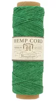 Green - 0.5 mm - Hemp Rope by Hemptique (62.5 meter)