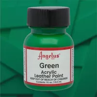 Green - Angelus Acrylic Leather Paint - 29.5 ml (1 oz.)