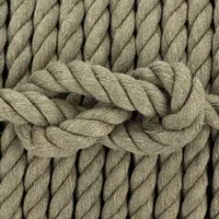 Green Cotton Twisted Rope - Ø 10 mm
