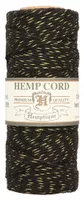 Black Gold  - 1mm - Hemp Rope by Hemptique (62.5 meter)