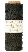 Black - 0.5 mm - Hemp Rope by Hemptique (62.5 meter)