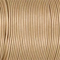 Light Gold - HQ Leather Cord 1,5 mm