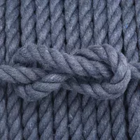 Midnight Blue Cotton Twisted Rope - Ø 10 mm