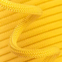 Lemon Yellow - Knitted Cord - Ø 6mm