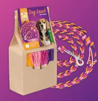 DIY Kit ''Pansy'' - Make your own Aztec Sun Bar Dog Leash 