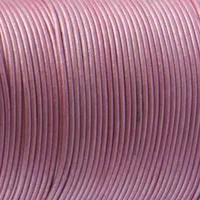 Metallic Pink - HQ Leather Cord 1,5 mm