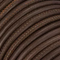 Brown - Nappa Leather Cord 6mm