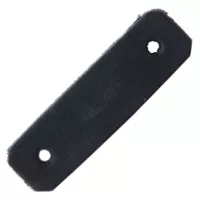 74 mm Leather Stopper Black 2 Holes