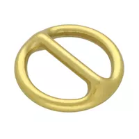 Luxe Stop/bar O-ring - Brass Plated 20 x 4 mm