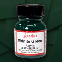 Midnight Green - Angelus Acrylic Leather Paint - 29.5 ml (1 oz.)