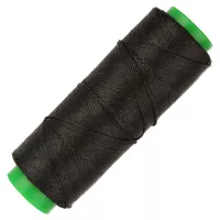 Black 1 mm Movi Waxed Polyester Cord 