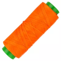 Orange 1 mm Movi Waxed Polyester Cord 