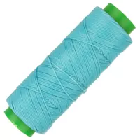 Sky Blue 1 mm Movi Waxed Polyester Cord 