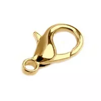 Gold Metal Necklace Clasp 9mm