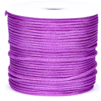 Purple 1.5mm Braided Chinese Glitter Cord - 40 Meter Spool