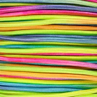 Pastel Rainbow 6 mm Polyester Cord
