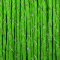 Reflectable Neon Green Paracord Type IV