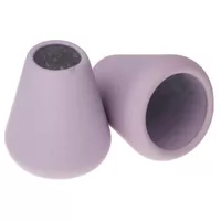 Silicone Pastel Purple 6 mm Cord End Cone