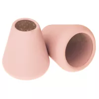 Pink Silicone 6 mm Cord End Cone