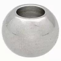 3 mm - Stainless Steel Round Bead - Silver