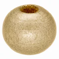 2.5 mm - Wooden Ball Bead - Gold