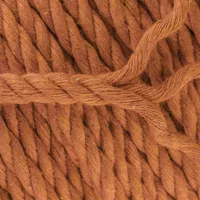 Hazel Brown 5 mm Macramé Twisted Cotton Rope