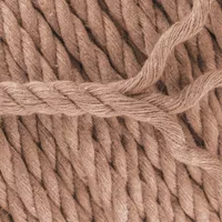 Mocha Brown 5 mm Macramé Twisted Cotton Rope