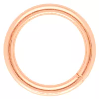 Rose Gold 25 x 4 mm O-Ring
