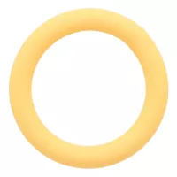 Yellow Silicone 20 x 4 mm Stainless Steel O-ring